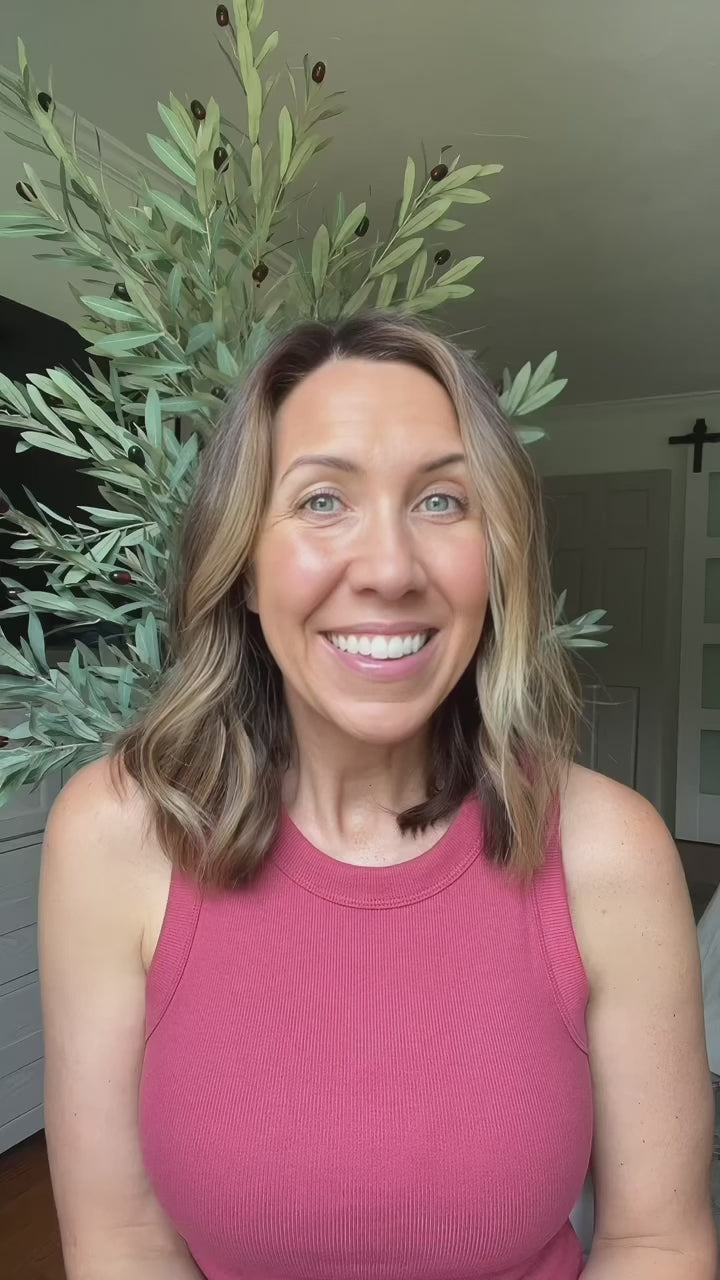 Applying Silkify Cleanser as part of a morning skincare routine